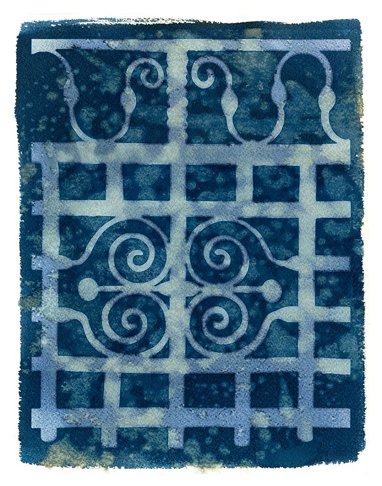 Wrought Iron Cyanotype III art print by Nancy Green Design for $57.95 CAD