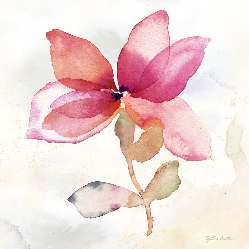 Poppy Single Red art print by Cynthia Coulter for $57.95 CAD