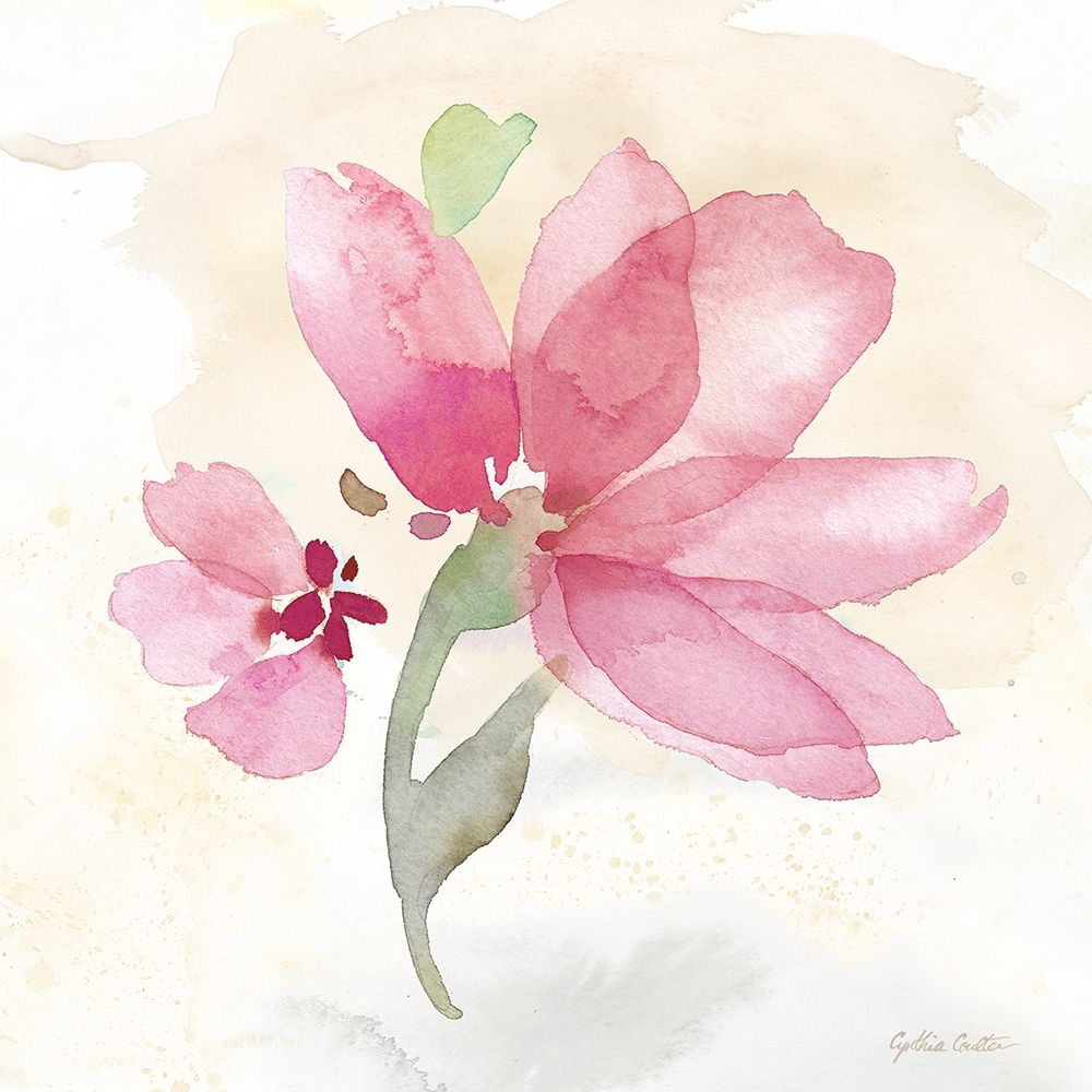 Poppy Single Pink art print by Cynthia Coulter for $57.95 CAD