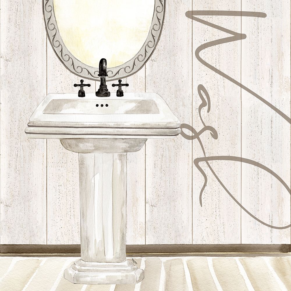 Rustic Bath I Wash art print by Tara Reed for $57.95 CAD