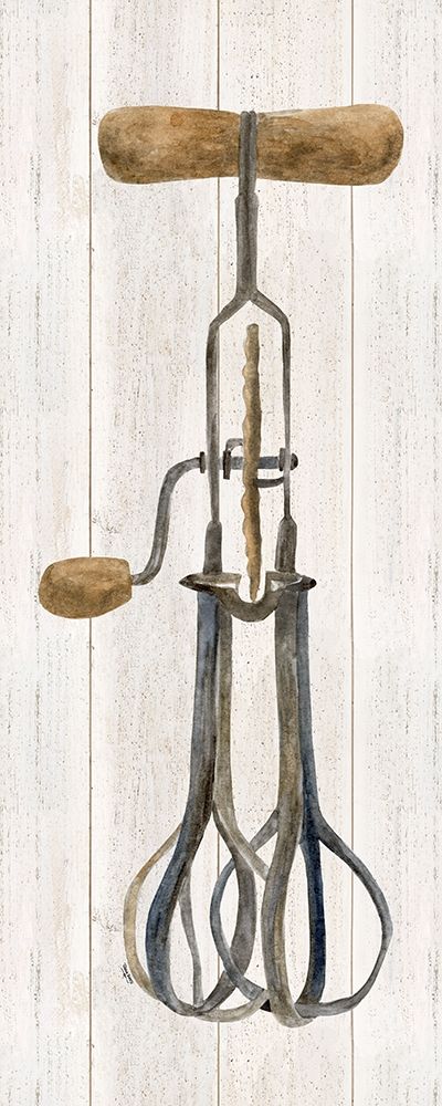 Vintage Kitchen Egg Beater art print by Tara Reed for $57.95 CAD