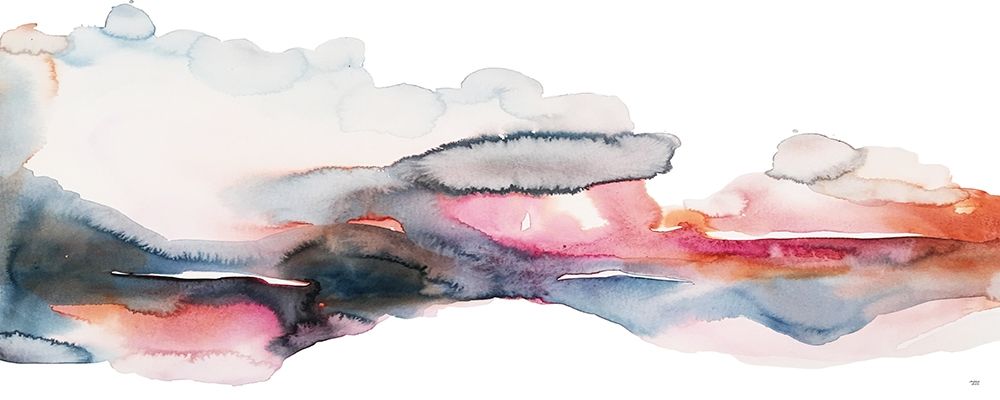 Rain on Sunset art print by Andrea Bijou for $57.95 CAD