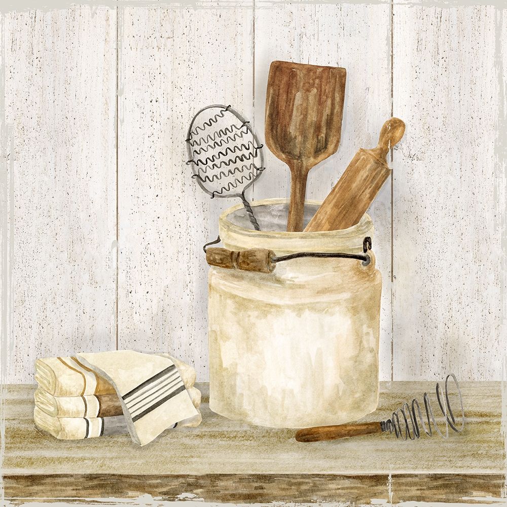 Vintage Kitchen I art print by Tara Reed for $57.95 CAD