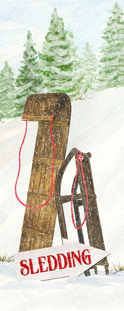 Sleigh Bells Ring panel I-Sleigh Ride art print by Tara Reed for $57.95 CAD