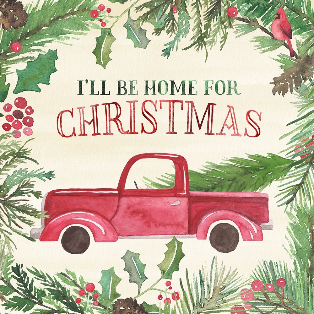 New England Christmas II art print by Noonday Design for $57.95 CAD