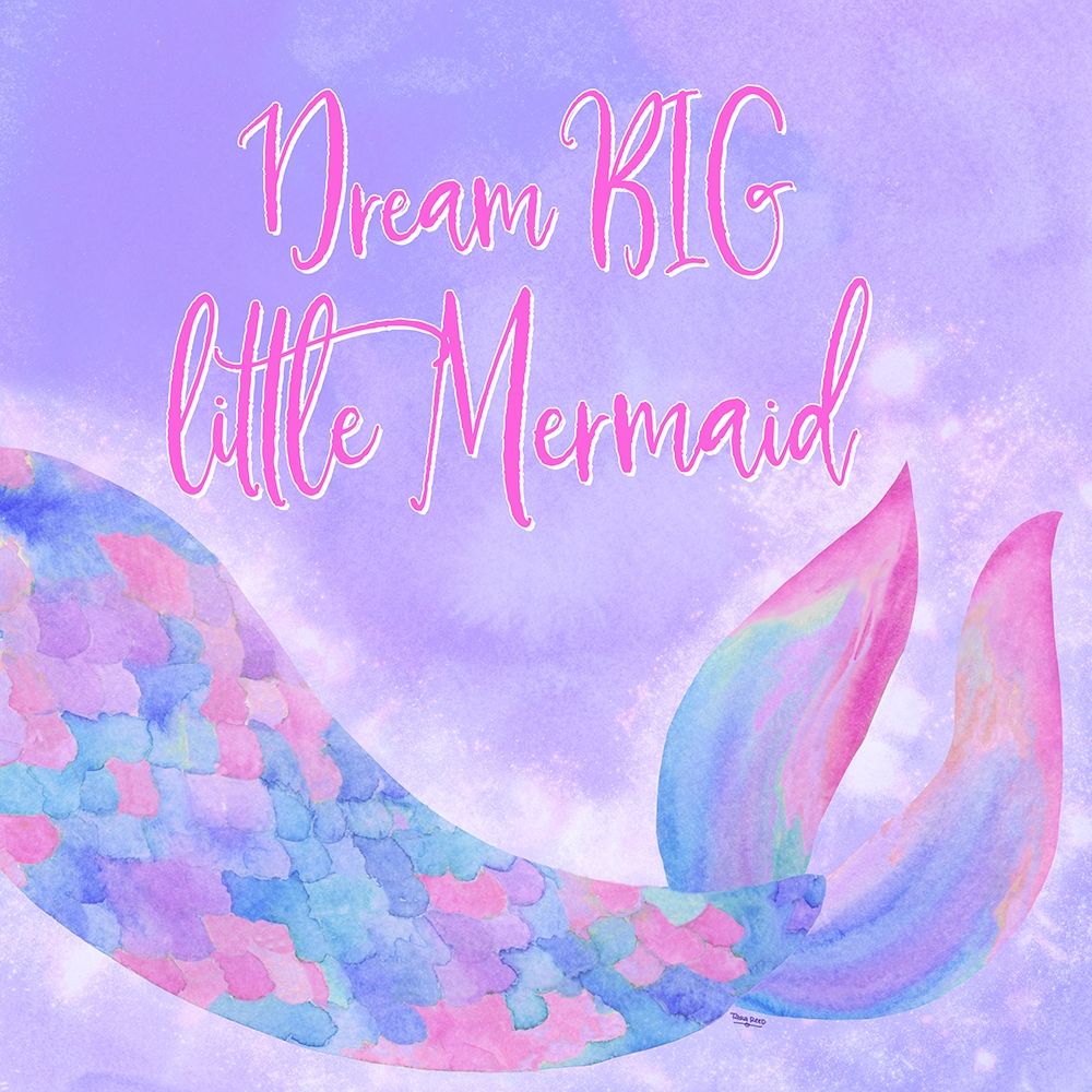 Mermaid Life I Pink/Purple art print by Tara Reed for $57.95 CAD