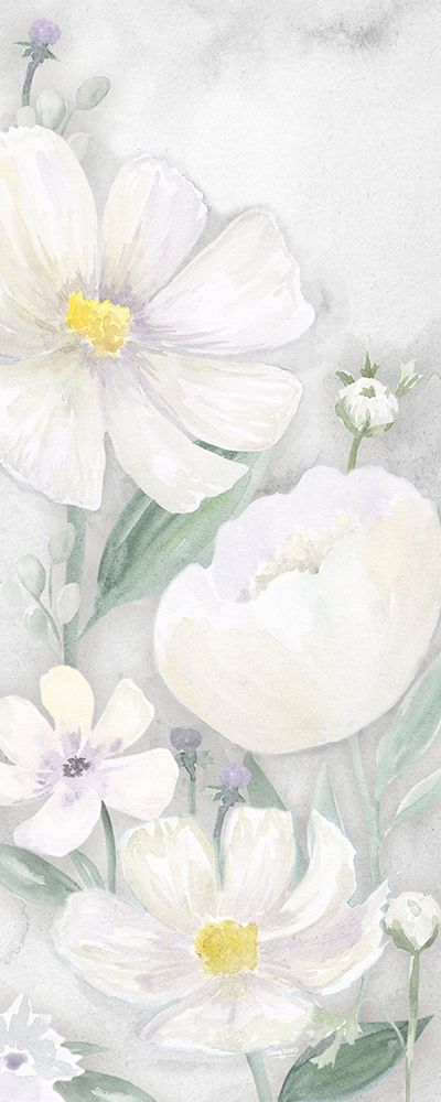 Peaceful Repose Gray Panel I art print by Tara Reed for $57.95 CAD