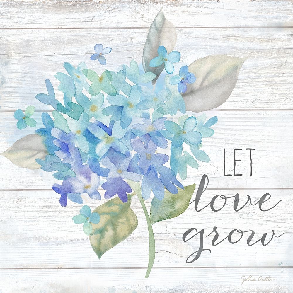 Farmhouse Hydrangea II art print by Cynthia Coulter for $57.95 CAD