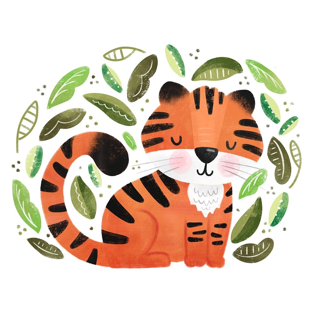 Safari Cuties Tiger art print by Noonday Design for $57.95 CAD