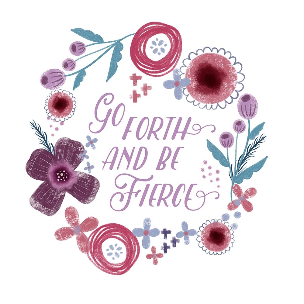 Fierce Girl I Fierce art print by Noonday Design for $57.95 CAD