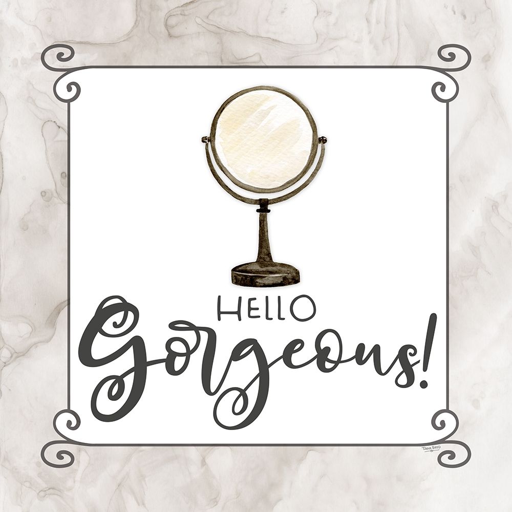 Bath Humor Hello  Gorgeous art print by Tara Reed for $57.95 CAD