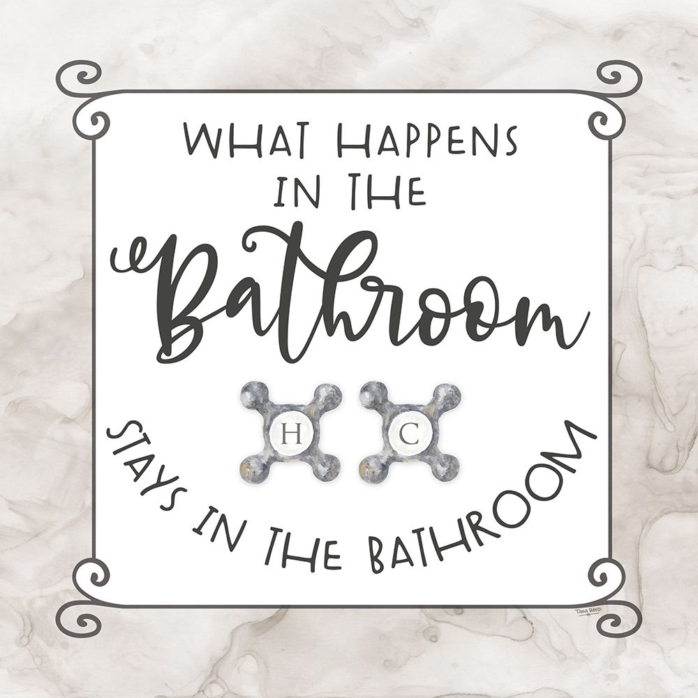 Bath Humor What  Happens art print by Tara Reed for $57.95 CAD
