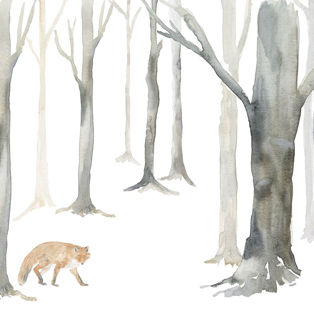 Winter Forest Fox art print by Tara Reed for $57.95 CAD