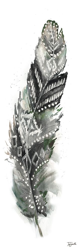Tribal Feather Neutral Panel II art print by Tre Sorelle Studios for $57.95 CAD