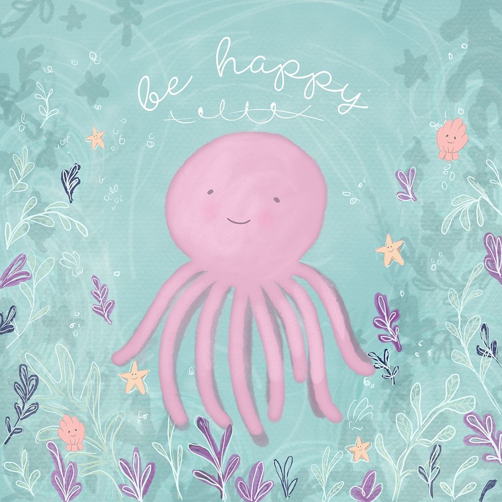 Mermaid and Octopus II art print by h.artworks for $57.95 CAD