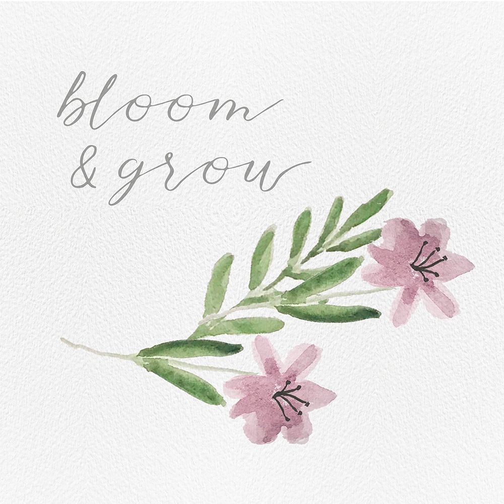 Wildflowers and Sentiment II art print by h.artworks for $57.95 CAD