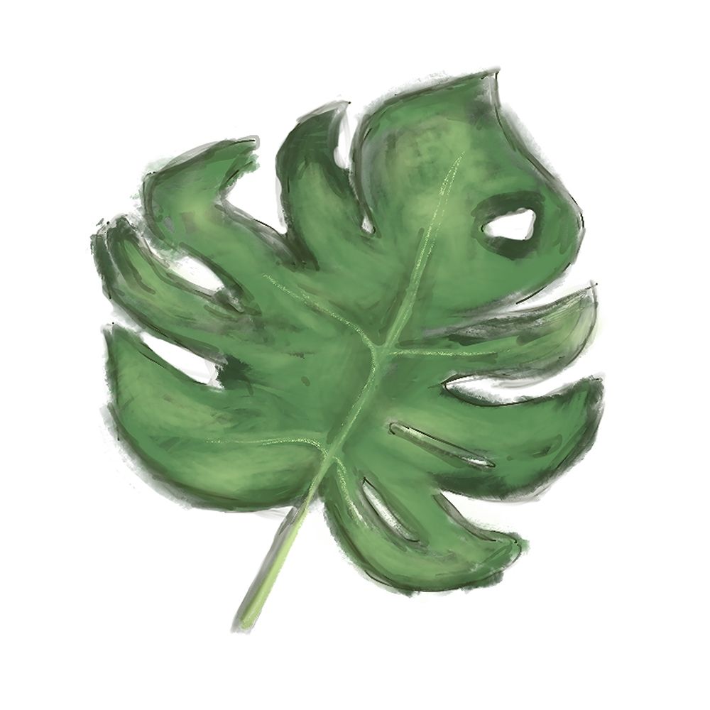 Leaves of the Tropics II art print by h.artworks for $57.95 CAD