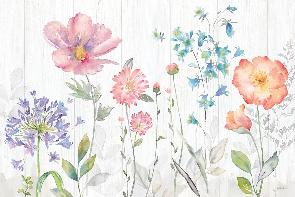 Farmhouse Botanical Garden art print by Cynthia Coulter for $57.95 CAD