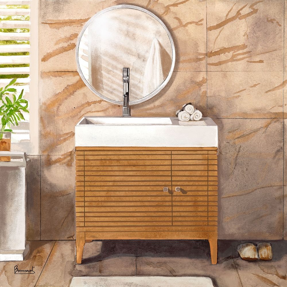 Marble Bath II art print by Bannarot for $57.95 CAD