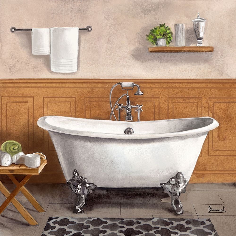 Serene Bath I art print by Bannarot for $57.95 CAD