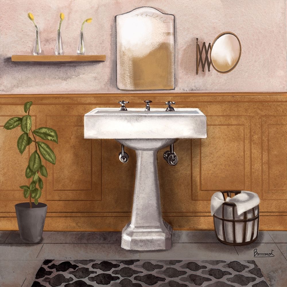 Serene Bath II art print by Bannarot for $57.95 CAD