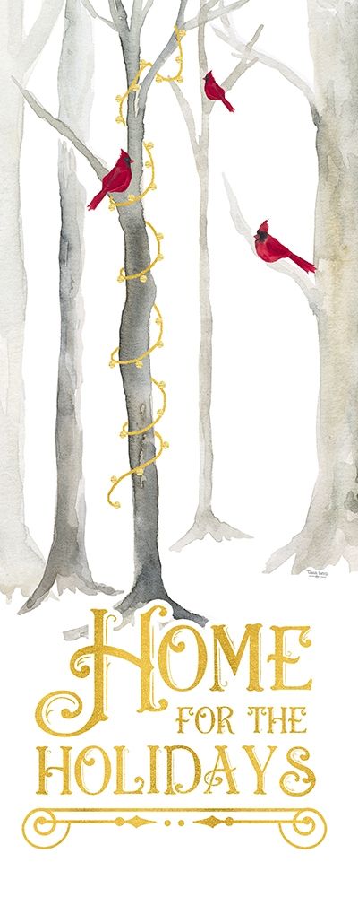 Christmas Forest panel IV-Home for the Holidays art print by Tara Reed for $57.95 CAD