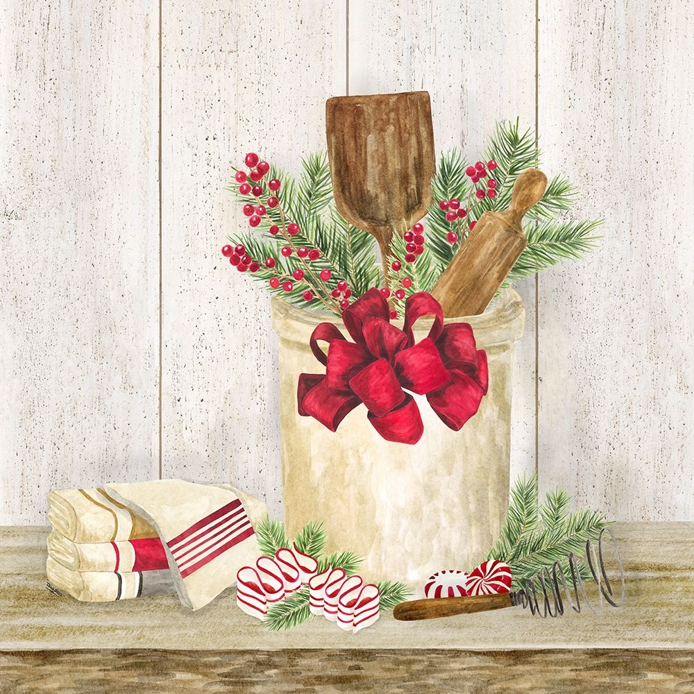 Christmas Kitchen I art print by Tara Reed for $57.95 CAD