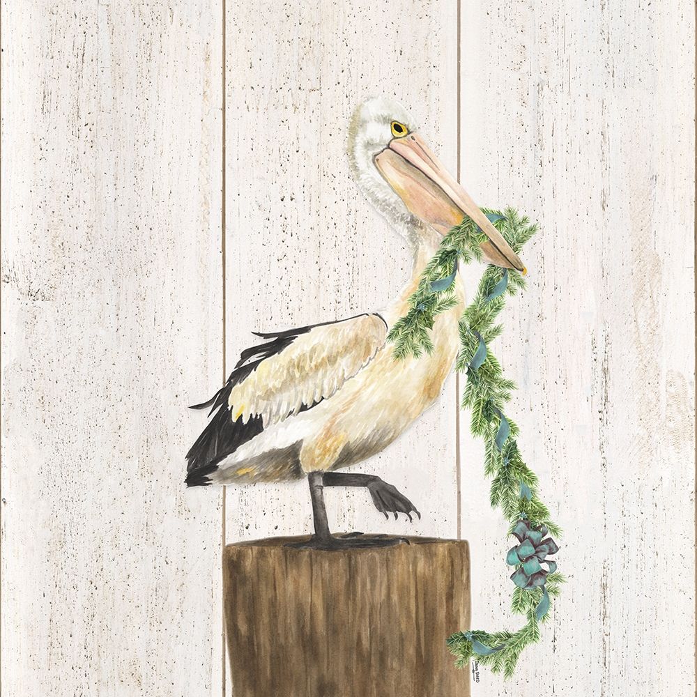 Christmas on the Coast Aqua II art print by Tara Reed for $57.95 CAD