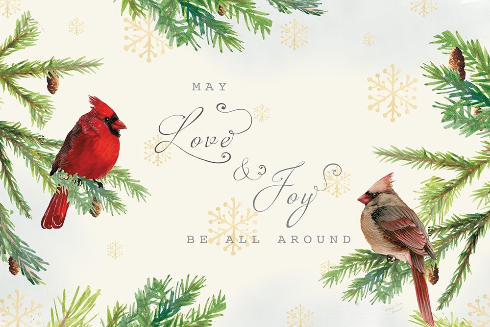 Christmas Blessings landscape art print by Marie-Elaine Cusson for $57.95 CAD