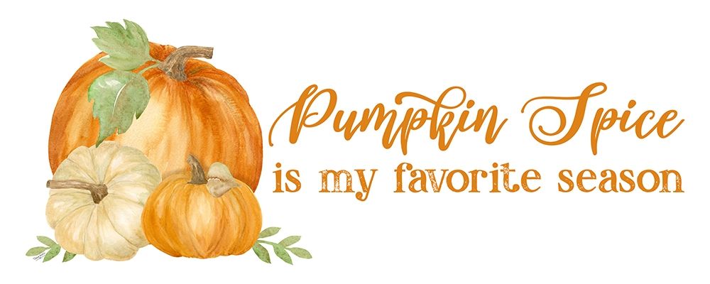 Pumpkin Spice Season panel I art print by Tara Reed for $57.95 CAD