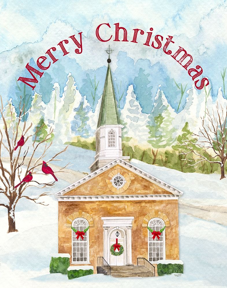 Christmas Village portrait I art print by Tara Reed for $57.95 CAD