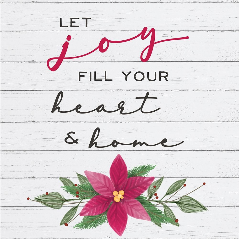 Cozy Christmas II-Poinsettia art print by h.artworks for $57.95 CAD