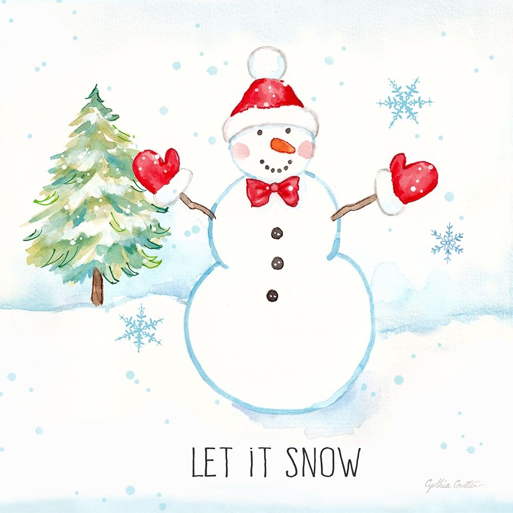 Vintage Holiday Cheer IV art print by Cynthia Coulter for $57.95 CAD