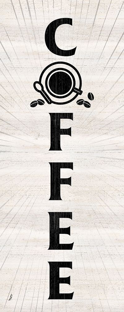 Coffee Humor vertical I-Coffee art print by Tara Reed for $57.95 CAD