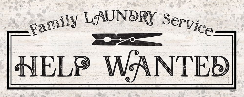 Laundry Room Humor panel II-Help Wanted art print by Tara Reed for $57.95 CAD