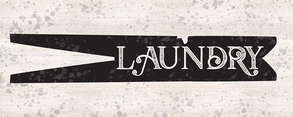 Laundry Room Humor panel IV-Clothespin art print by Tara Reed for $57.95 CAD