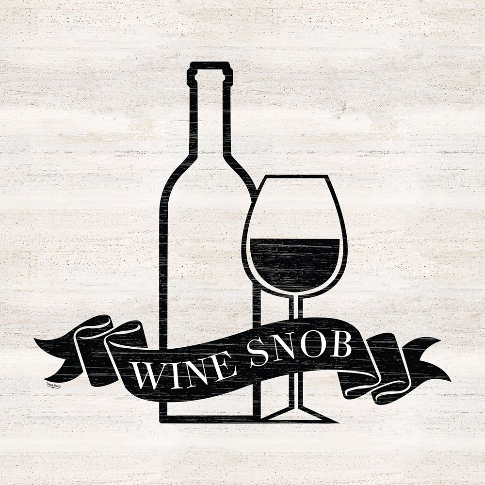 Wine Humor V-Wine Snob art print by Tara Reed for $57.95 CAD