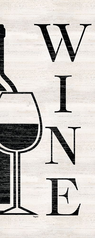 Wine Humor vertical III-Wine art print by Tara Reed for $57.95 CAD