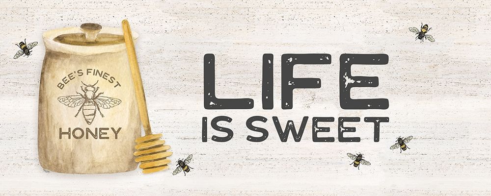 Bees Life panel I art print by Tara Reed for $57.95 CAD