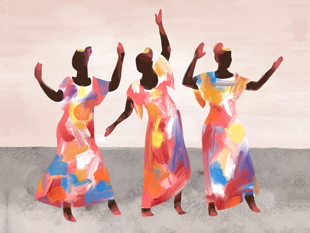 Dancing Together art print by Bannarot for $57.95 CAD