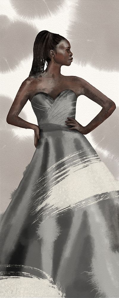 Dressed in Gray I art print by Bannarot for $57.95 CAD