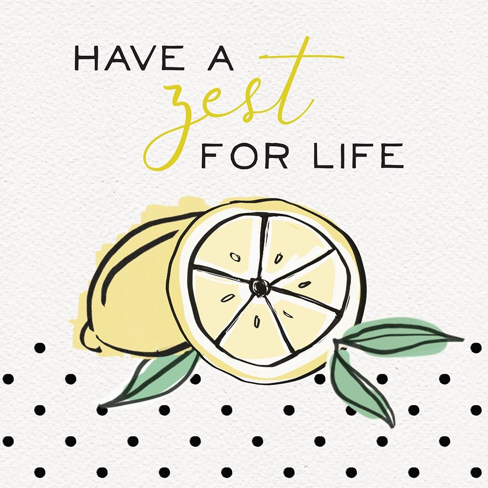 Lemon Zest I art print by h.artworks for $57.95 CAD