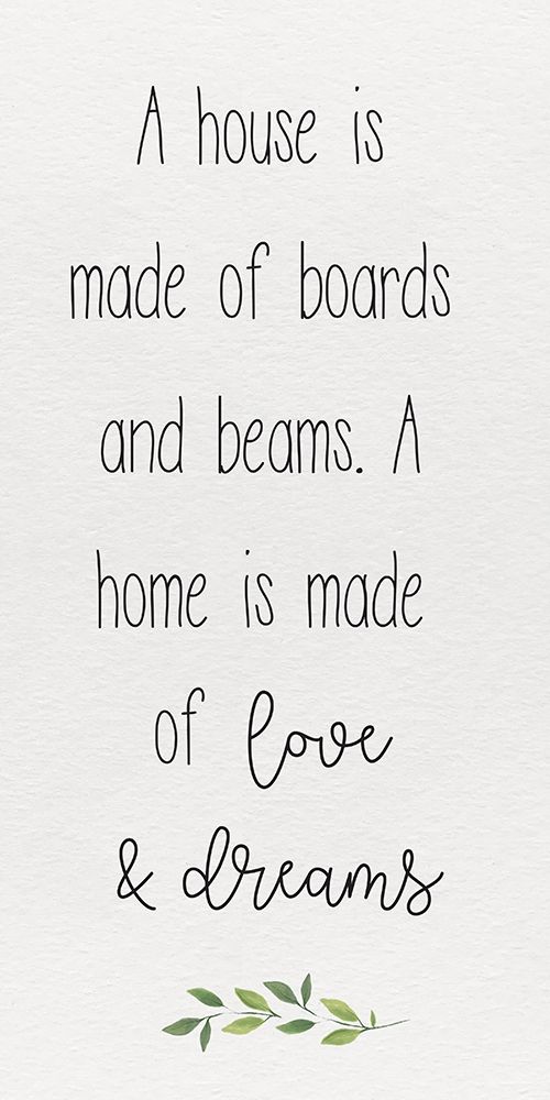 Inspired Life vertical II-House art print by h.artworks for $57.95 CAD
