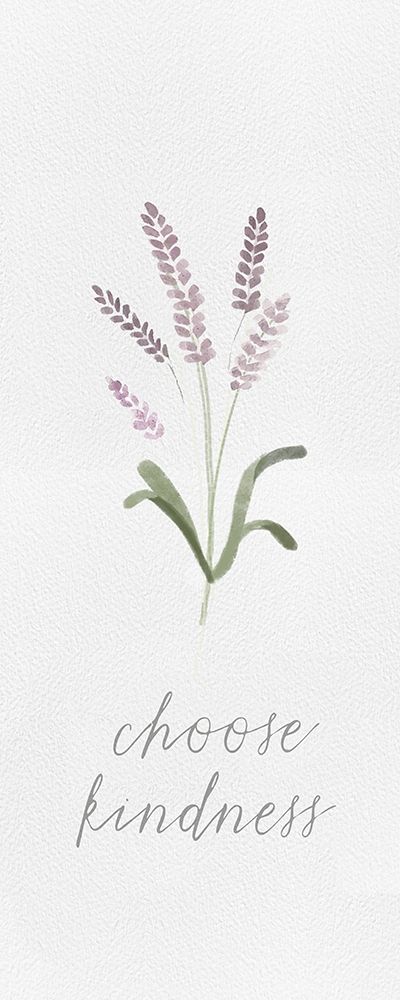 Wildflowers and Sentiment vertical II-Kindness art print by h.artworks for $57.95 CAD
