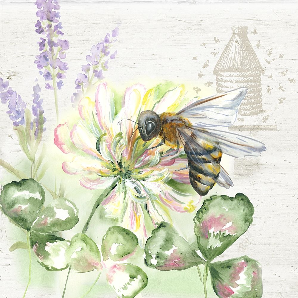 Honey Bee I art print by Tre Sorelle Studios for $57.95 CAD