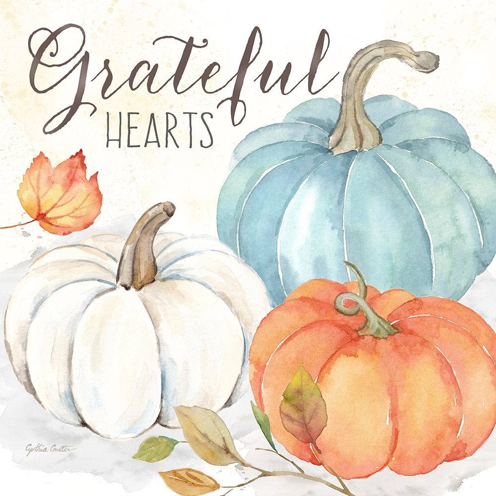 Pumpkin Patch Sentiment I-Gather art print by Cynthia Coulter for $57.95 CAD