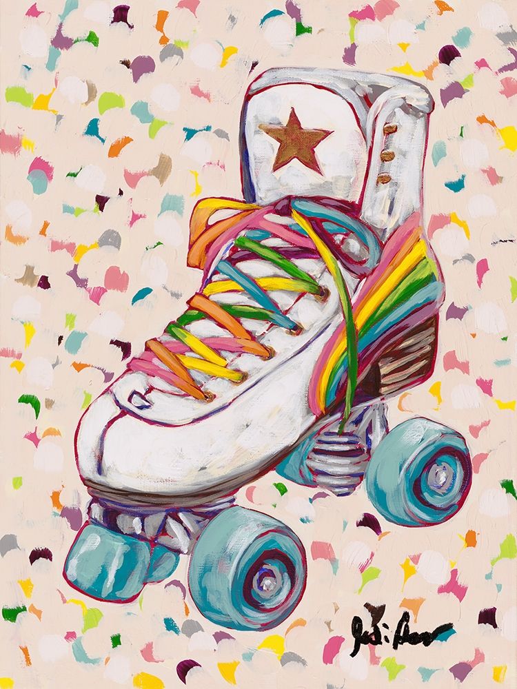 Retro Rainbow art print by Jodi Augustine for $57.95 CAD