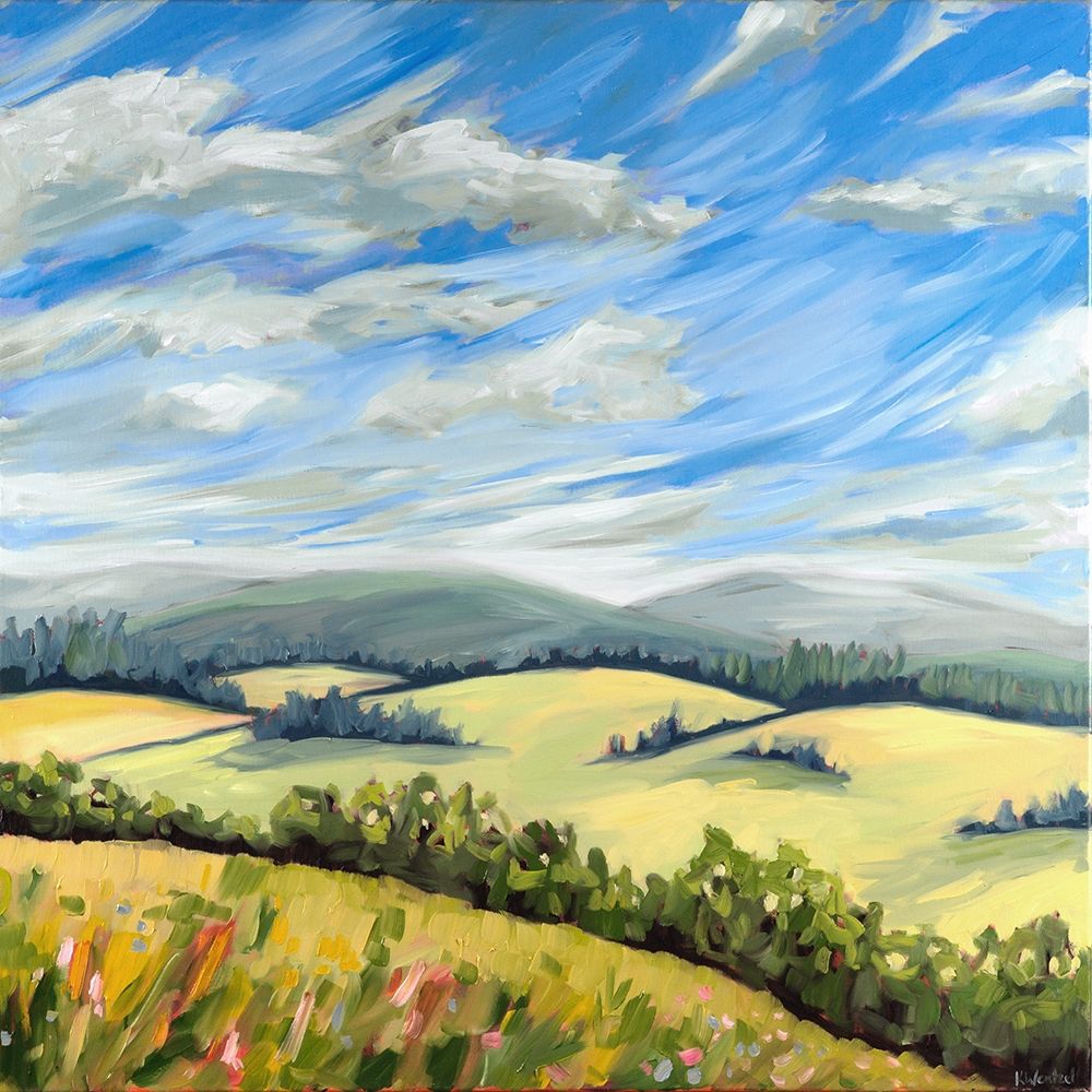 Wildeflower meadow art print by Kristina Wentzell for $57.95 CAD
