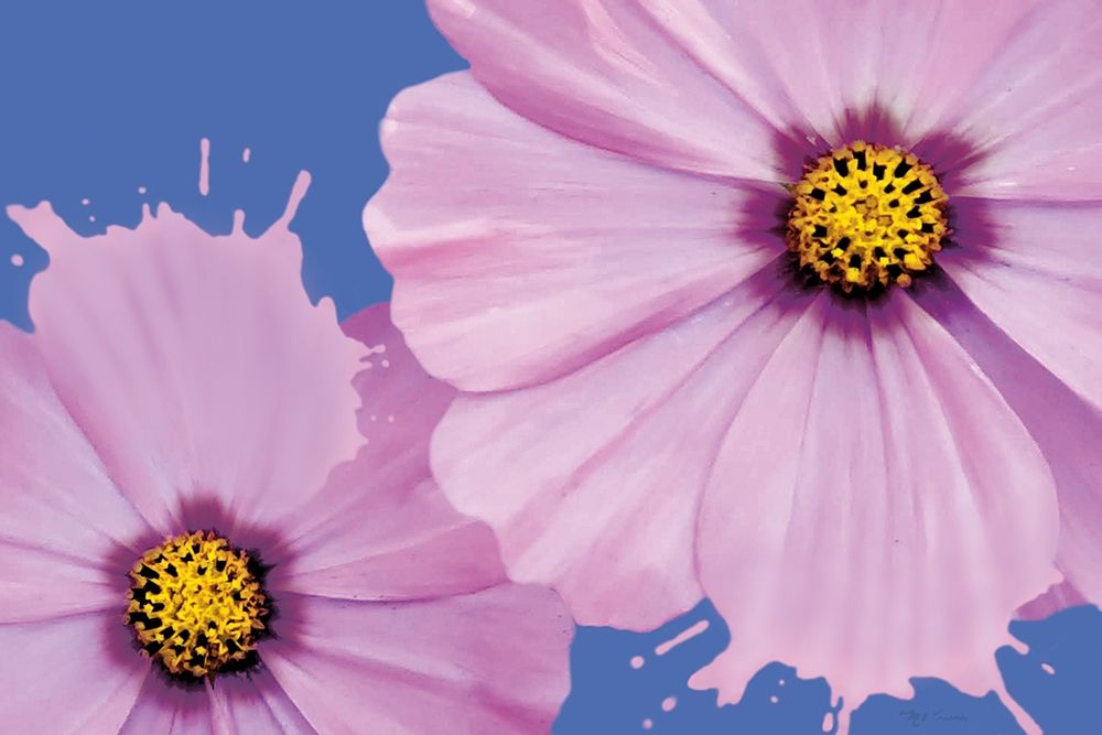 Flower Pop landscape I art print by Marie-Elaine Cusson for $57.95 CAD