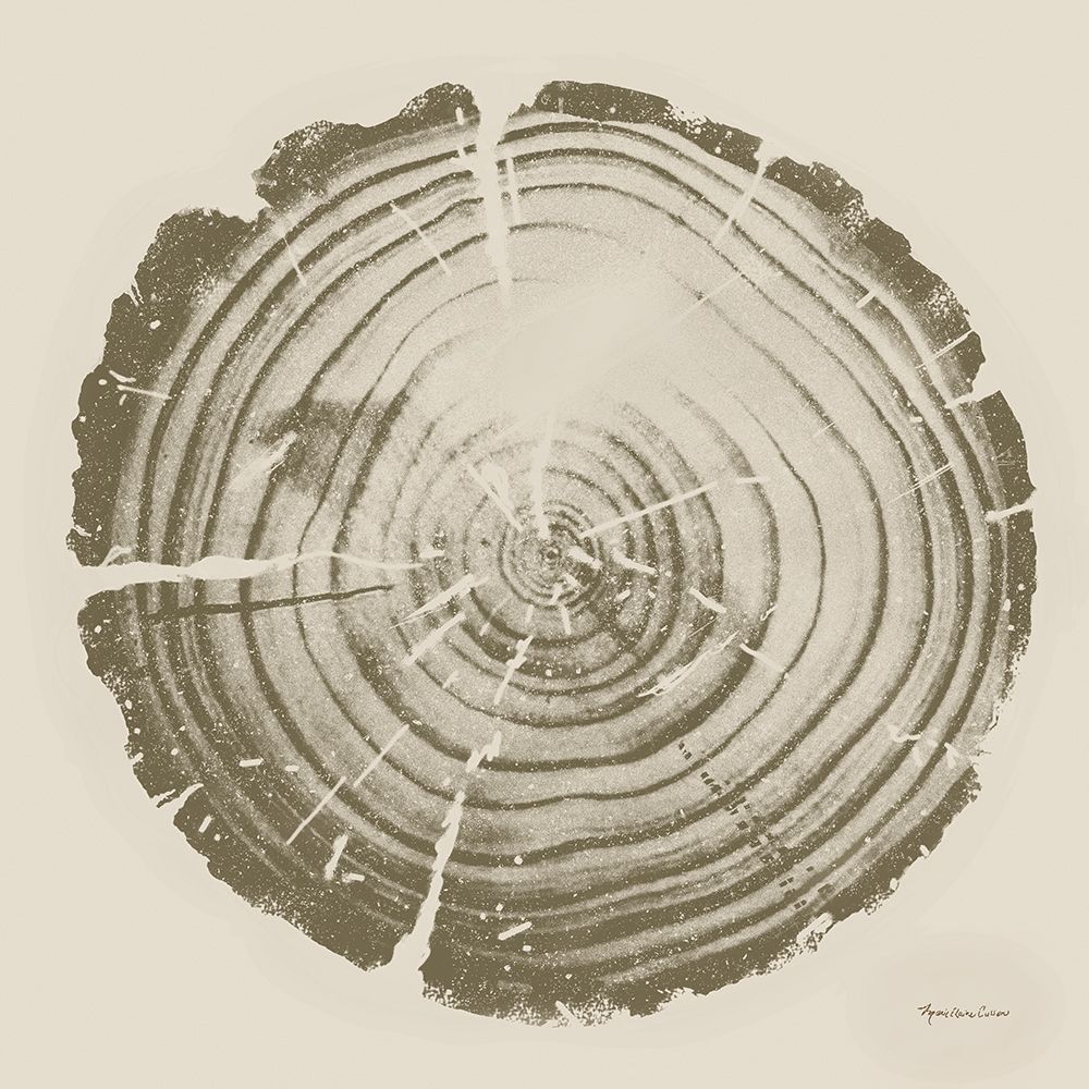 Tree Trunk cream II art print by Marie-Elaine Cusson for $57.95 CAD